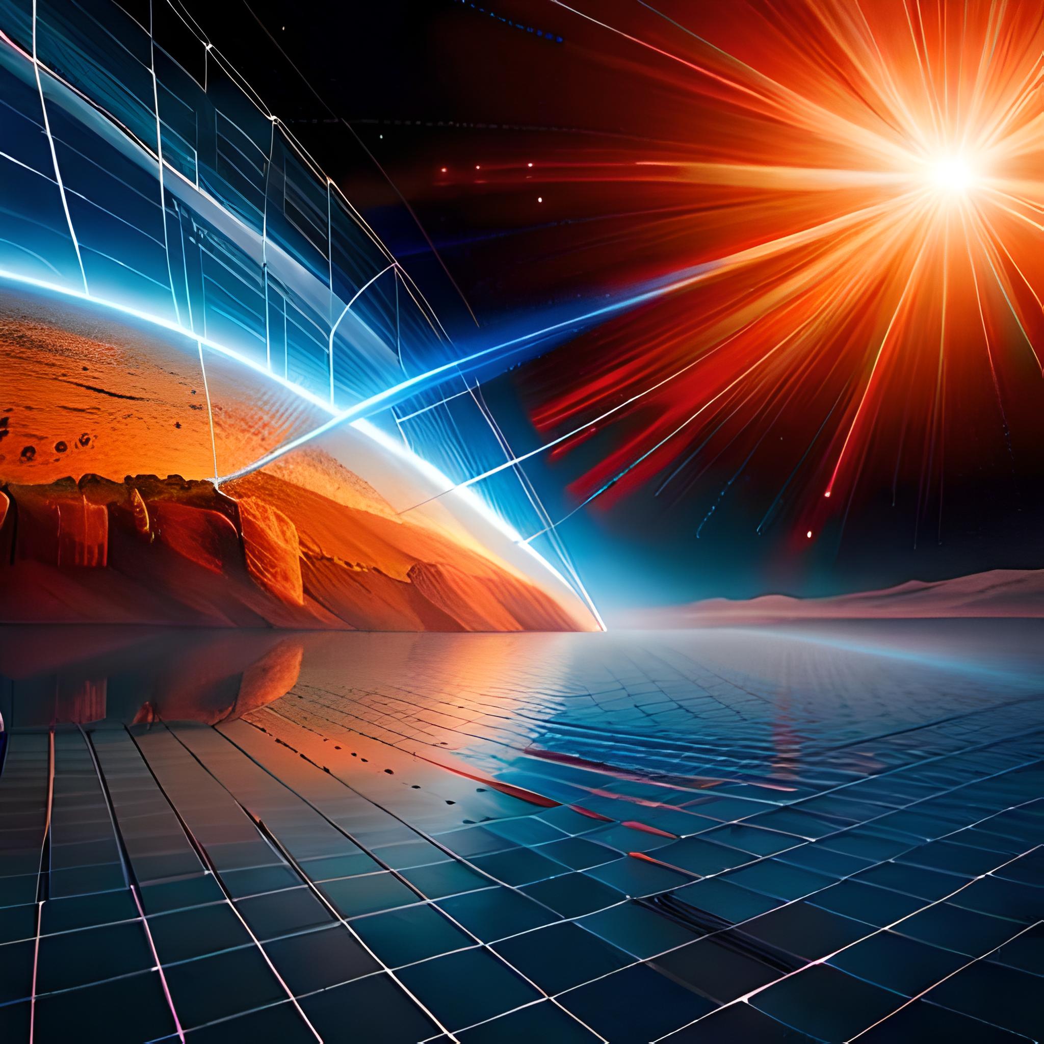 Sunset in the mountains